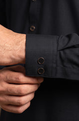 BLACK BLENDED KAMEEZ SHALWAR