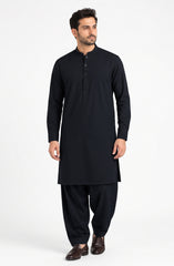 BLACK BLENDED KAMEEZ SHALWAR