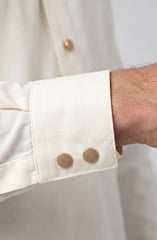 CREAM BLENDED KAMEEZ SHALWAR