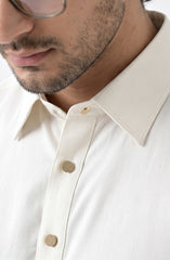 CREAM BLENDED KAMEEZ SHALWAR