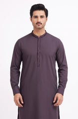 MAROON BLENDED EMBROIDERED KAMEEZ SHALWAR