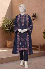 3 PIECE - EMBROIDERED KHADDAR STITCHED