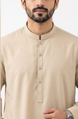 DUSTY-BEIGE BLENDED KAMEEZ SHALWAR