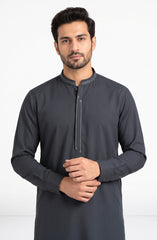 TEAL-GREEN BLENDED EMBROIDERED KAMEEZ SHALWAR