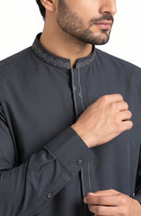 TEAL-GREEN BLENDED EMBROIDERED KAMEEZ SHALWAR