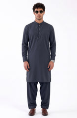 CHARCOAL BLENDED KAMEEZ SHALWAR