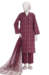3 PIECE - PRINTED LAWN STITCHED