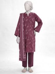 3 PIECE - PRINTED LAWN STITCHED