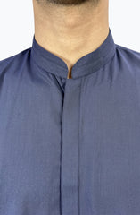 NAVY BLENDED KAMEEZ SHALWAR