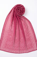 DULL-RED VOIL DUPATTA