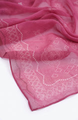 DULL-RED VOIL DUPATTA