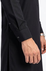 BLACK BLENDED KAMEEZ SHALWAR