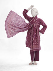 3 PIECE - PRINTED LAWN STITCHED