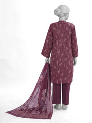 3 PIECE - PRINTED LAWN STITCHED