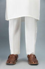 MEN OFF WHITE COTTON PAJAMA