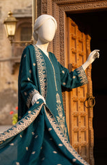 EMBROIDERED CAMBRIC STITCHED 3 PIECE
