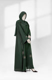 ROSES EMBROIDERY ABAYA