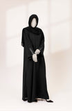 HADEED EMBROIDRED SIDE PANEL ABAYA