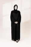 BLACK GLITTER ABAYA