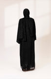 BLACK GLITTER ABAYA