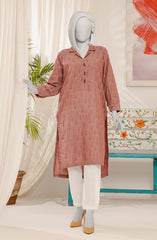 JACQUARD WOMEN STITCHED 1PC KURTI