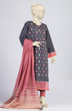 SPRING SUMMER'23 EMBROIDERED SELF JACQUARD LAWN 3PC UNSTITCHED
