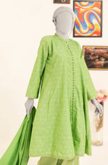 ZARI JACQUARD STITCHED 3 PIECE