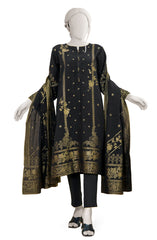 JACQUARD STITCHED 3 PIECE