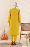 JACQUARD WOMEN STITCHED 2PC SUIT