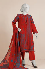 JACQUARD 3PC UNSTITCHED