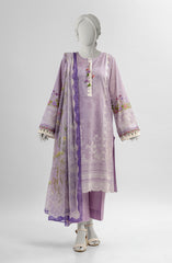 PRINTED CAMBRIC 3PC UNSTITCHED