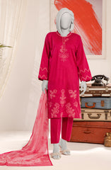 EMBROIDERED WOMEN STITCHED 3PC SUIT
