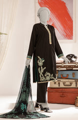 EMBROIDERED WOMEN STITCHED 3PC SUIT