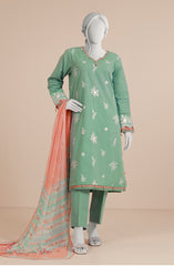 EMBROIDERED 3PC UNSTITCHED