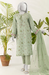 EMBROIDERED 3PC UNSTITCHED