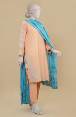 EMBROIDERED WOMEN STITCHED 3PC SUIT