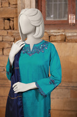 EMBROIDERED JACQUARD STITCHED 3 PIECE