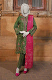 WINTER'24 EMBROIDERED SELF JACQUARD WOMEN STITCHED 3PC SUIT