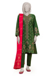 WINTER'24 EMBROIDERED SELF JACQUARD WOMEN STITCHED 3PC SUIT