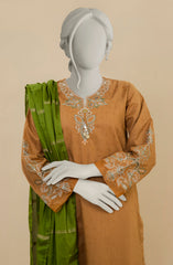 EMBROIDERED JACQUARD STITCHED 3 PIECE