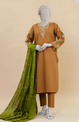 EMBROIDERED JACQUARD STITCHED 3 PIECE