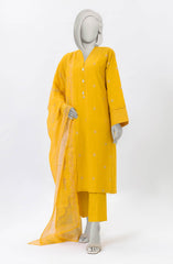 EMBROIDERED JACQUARD STITCHED 3 PIECE