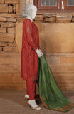 WINTER'24 EMBROIDERY DENIER SLUBBY WOMEN STITCHED 3PC SUIT