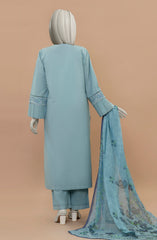 EMBROIDERED ZARI TAAR 3PCS UNSTITCHED