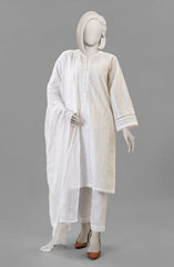 EMBROIDERED CAMBRIC STITCHED 3 PIECE