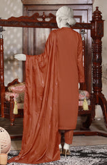 EMBROIDERED CAMBRIC STITCHED 3 PIECE