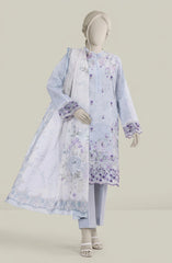 EMBROIDERED PRINTED LAWN 3PCS UNSTITCHED