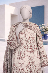 PRINTED TEXTURED LAWN 3PCS UNSTITCHED