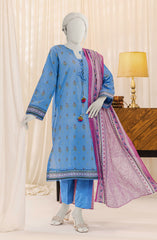 PRINTED LAWN STITCHED 3 PIECE