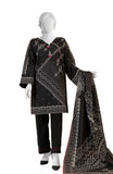 WINTER'24 PRINTED KHADDAR WOMEN STITCHED 3PC SUIT